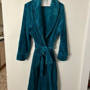 Sonoma Teal Fleece Robe